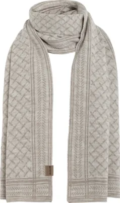 Produktbild von Knit Factory Dusk Schal - Iced Clay/Beige - 200x35 cm