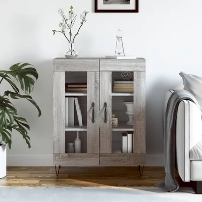 Produktbild von vidaXL Sideboard Grau Sonoma 69,5x34x90 cm Holzwerkstoff