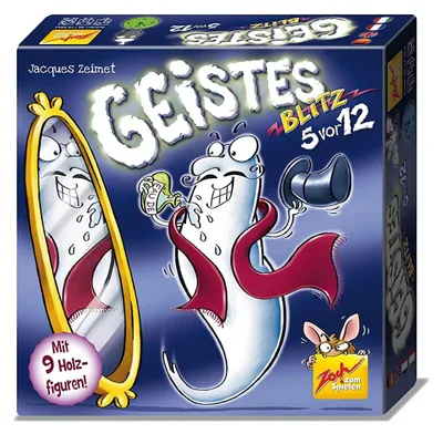 Produktbild von Zoch 601105054 Geistesblitz 5 vor 12 - Das Karten- und Reaktionsspiel der Extrak