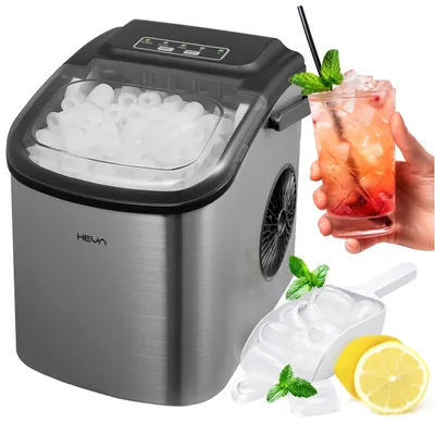Zdjęcie produktu dla HEVA HIX Kostkarka do lodu 12 kg/24h 1,6 l stal nierdzewna