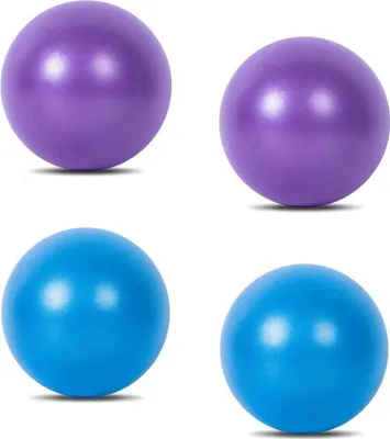 Obrázok produktu pre 4 kusy 25 cm lopty na jogu pre deti - protišmyková a veľmi ľahká - mäkká fitness lopta na jogu a pilates doma aj v kancelárii