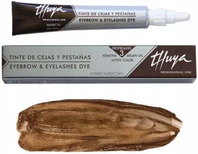 Zdjęcie produktu dla Henna THUYA do brwi i rzęs BRĄZ brown brązowa