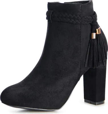 Produktbild von topschuhe24 1005 Damen Plateau Stiefeletten Ankle Boots, Farbe:Schwarz, Größe:36 EU