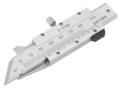 Obrázek produktu pro Faseměřič 0-50 mm - Přesné měřicí zařízení - Přesnost ± 0,02 mm - Nerezová ocel - Lehký a přenosný