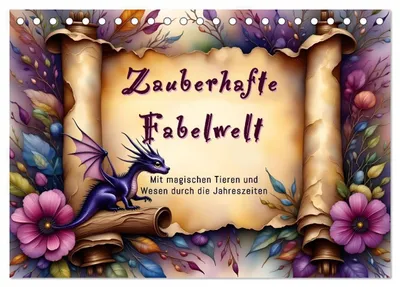 Produktbild von Zauberhafte Fabelwelt (Tischkalender 2027 DIN A5 quer), CALVENDO Monatskalender