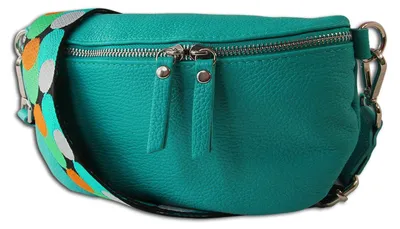Produktbild von Toscanto türkis, mehrfarbigfarbene Gürteltasche mittel 25x15x8cm OTT807BT