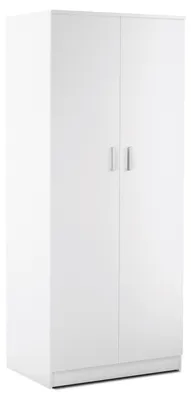 Immagine prodotto di Armadio 2 Ante 77x182x52 cm Bianco Lisco