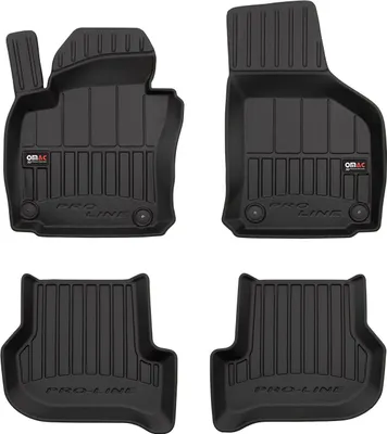 Produktbild von 2008-2017 VW Scirocco Fußmatten TPE Schwarz 4 tlg