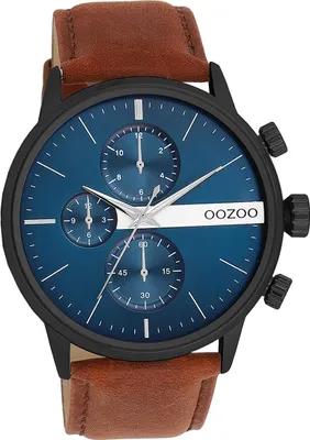 Produktbild von Oozoo Leder Herren Uhr Analog Quarzuhr Armband braun Timepieces D2UOC11222