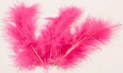 Immagine prodotto di 20 piume decorative fucsia 5,5 cm - taglia unica