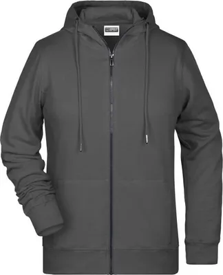 Produktbild von Sweat-Jacke mit Kapuze und Reißverschluss graphite, Gr. S
