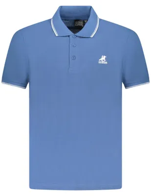 Produktbild von Stilvolles Kurzarm-Poloshirt für Herren in Blau mit Logo-Stickerei