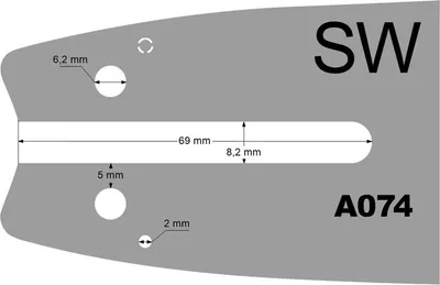 Zdjęcie produktu dla Prowadnica 16 3/8 1.3mm A074 Stihl SUGIHARA SL2L-0L40-A