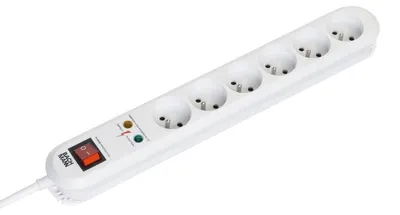 Imagen del producto de Bachmann SMART - Cable de extensión - Conexiones de salida: 6 (CEE 7/5) - 3 metros -