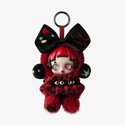 Produktbild von POP MART SKULLPANDA Plush 6kHz – 17 cm Plüschfigur – Sammlerfigur Collectible