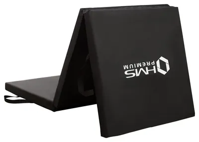 Produktbild von HMS PREMIUM MGS02 Faltbare Gymnastikmatte 180x60x5cm Weichbodenmatte Blau