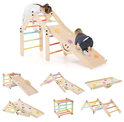 Image de Triangle d'escalade intérieur - Structure d'escalade réglable pour enfants
