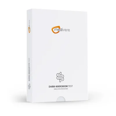Produktbild von medivere diagnostics Darm-Mikrobiom Stuhltest - Bestimmung des humanen intestinalen Mikrobioms mittels Genomsequenzierung der Darmflora