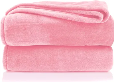 Obrázek produktu pro heimtexland ® Plyšová deka SUPER SOFT flanelová deka deka kočárek dětský dárek typ 380 růžová 170 x 130 cm