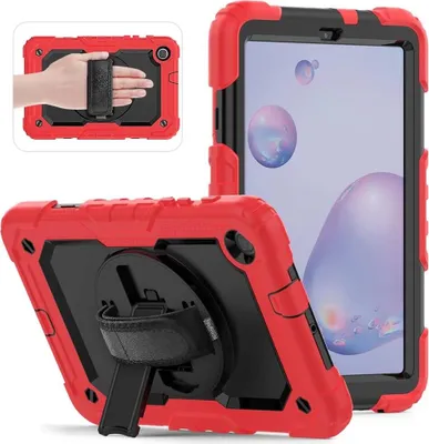 Obrázok produktu pre Puzdro pre Samsung Galaxy Tab A 8,4" Stojan a ramenný popruh červené