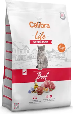 Produktbild von CALIBRA Cat Life Sterilised Beef - trockenfutter für Katzen - 1 5kg