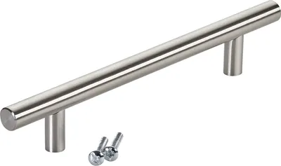 Produktbild von Möbelgriff G17 Ø12mm BA 128mm Edelstahl gebürstet