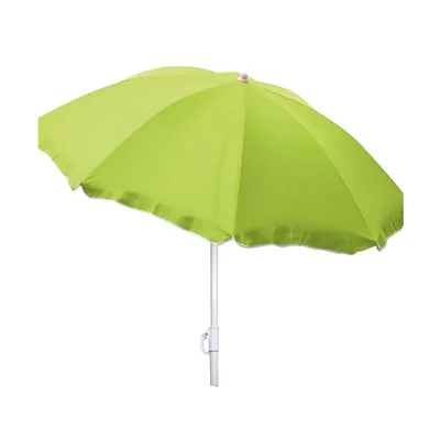 Produktbild von Sonnenschirm knickbar Ø 1,8 m Garten Balkon Strand Schirm UV30+ lime-grün