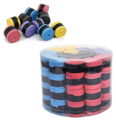 Productafbeelding van Tennis- en badmintonracket gripband - 60 stuks, antislip