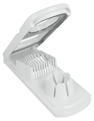 Eierschneider mit Edelstahldrähten, weiß, 1 Stück