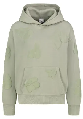 Produktbild von Sublevel Kapuzenpullover mit Smiley-Motiven und Kängurutasche Größe: XS