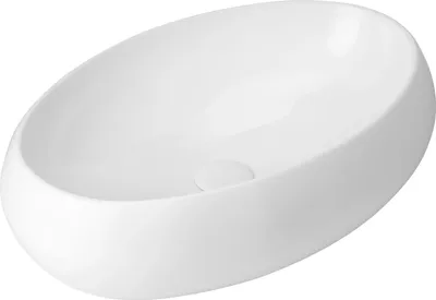 Zdjęcie produktu dla Umywalka nablatowa Luna, ceramiczna, owalna, biały połysk
