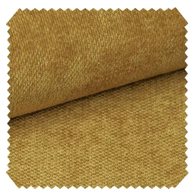 Produktbild von novely® RINGO - Kuscheliger Chenille-Polsterstoff - Schwer Entzündbarer Möbelstoff mit Filzrückseite - Pflegeleichte Meterware 1lfm - Farbe: 25 Senfgelb