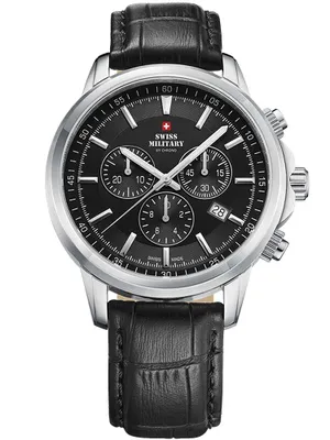 Produktbild von Swiss Military SM34052.08 Chronograph Saphirglas Herrenuhr 42mm 10ATM