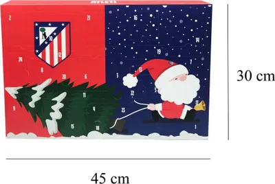 Zdjęcie produktu dla Kalendarz adwentowy Atletico De Madrid Rot jeden rozmiar