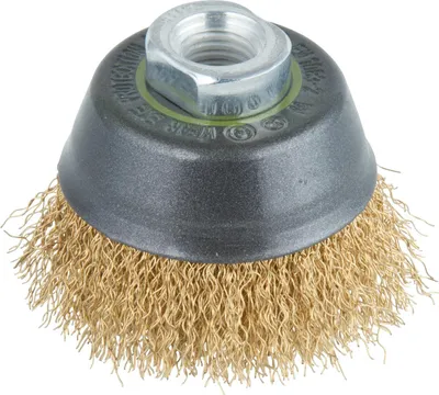 Zdjęcie produktu dla Wolfcraft® Szczotka druciana mosiężna M14 Ø60 mm