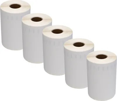 Produktbild von DULA Etiketten - Kompatibel mit Dymo 2166659 Etiketten - Weiß - DHL Versandetiketten - 5 Rollen - 102 x 210 mm - 140 Etiketten pro Rolle - Für Etikettendrucker 550