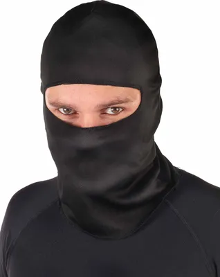Zdjęcie produktu dla Maska pończochowa ninja dla dorosłych czarna - Jeden rozmiar