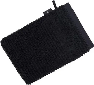 Produktbild von Vossen 119201 | Tomorrow Waschhandschuh - Farbe: Black - Größe: 22 x 16 cm