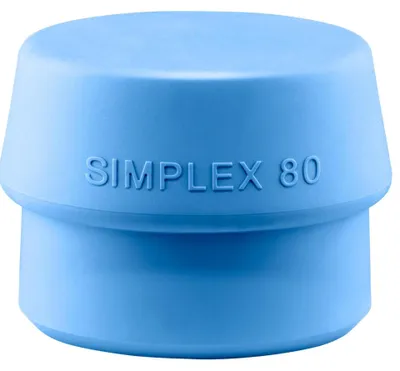 Produktbild von HALDER SIMPLEX Ersatzeinsatz TPE-soft blau 80mm