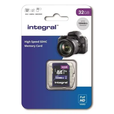 Immagine prodotto di Integral - Scheda di memoria Integral SDHC V10 32GB | Blow 1 pezzo