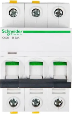 Immagine prodotto di Interruttore Schneider Electric LS 3P 32A B IC60N A9F03332