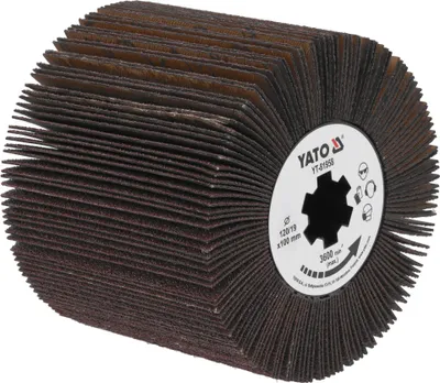 Zdjęcie produktu dla Szczotka lamelowa P120 do maszyn do satynowania, 120 x 100 x 19 mm