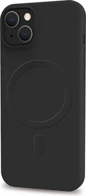 Produktbild von Cromomag Weiche Gummihülle MagSafe kompatibles iPhone 15 Schwarz