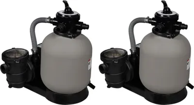 Produktbild von Sandfilterpumpen 2 Stk. 600 W 17.000 L/h