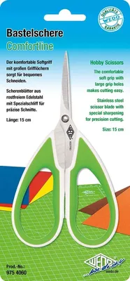 Immagine prodotto di Wedo 975 4060 Forbici artigianali a punta 15 cm verde mela(P)