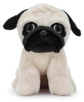 Produktbild von Zappi Co Mops Kuscheltier (22cm) Treuer Mopsfreund zum Kuscheln – Weich, Flauschig & Nachhaltig – Knuffiges Gesicht mit Charakter