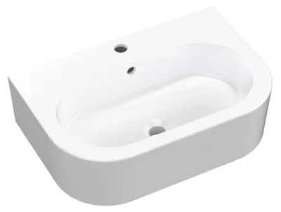 Produktbild von Kerasan FLO Keramik-Waschtisch 60x42cm, weiß