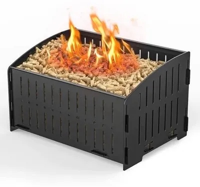 Zdjęcie produktu dla Kosz na pellet do pieca kominkowego żelazo 29X20X17 cm