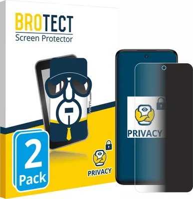 Produktbild von 2x BROTECT Sichtschutzfolie für TCL 60 5G Anti-Spy Privacy Sichtschutz Blickschutz Folie Blaulicht-Schutz