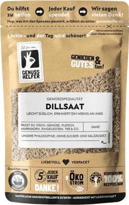 Produktbild von Dillsaat, ganz, Dillsamen zum Kochen und Backen, 100g